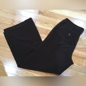 George, Size 10 petite, brown dress pants with wide leg